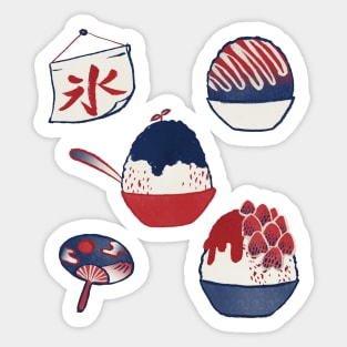 Kakigori/Shaved Ice (かき氷) Sticker